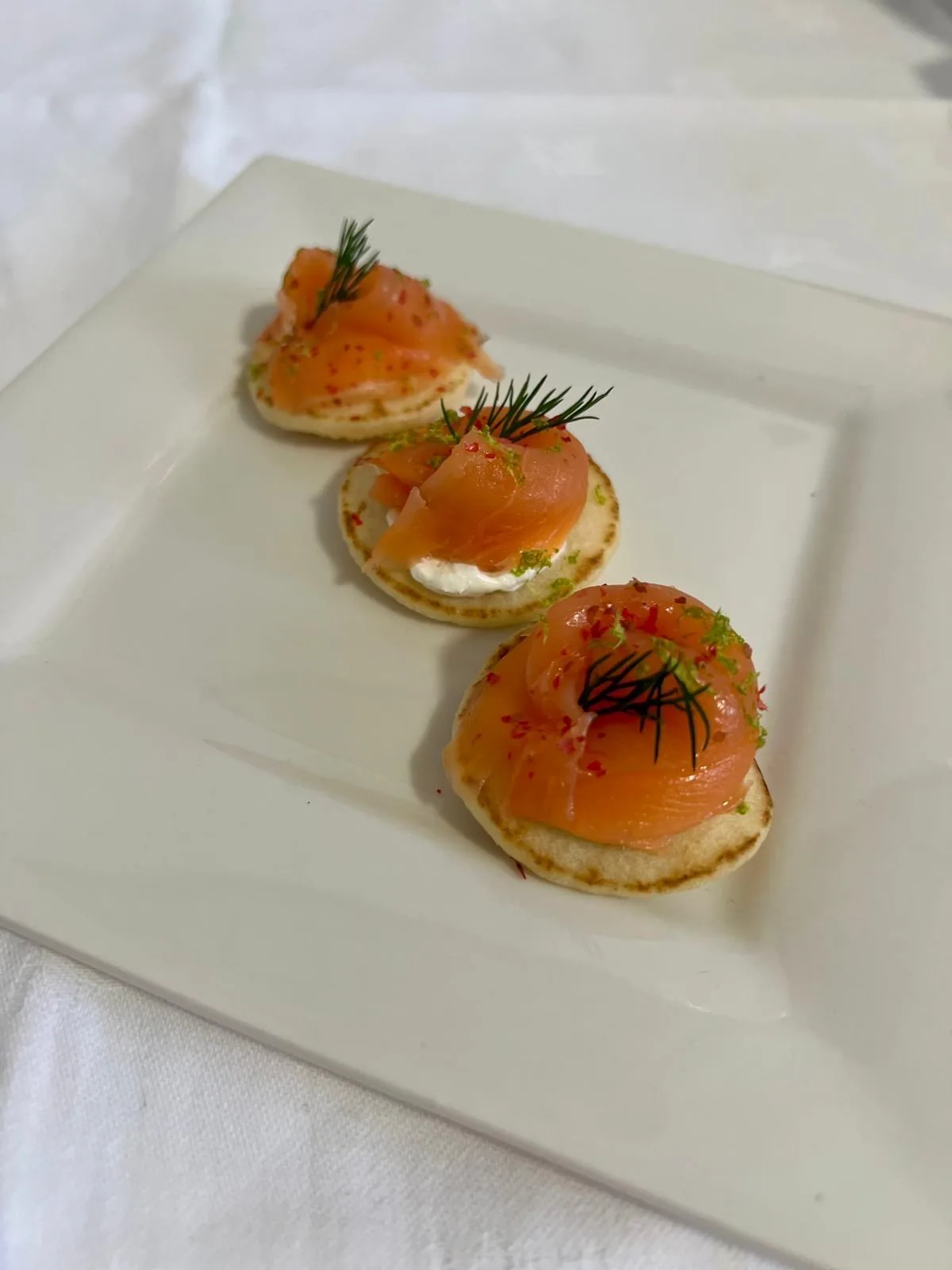Pièces cocktail au saumon